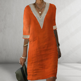 Zoranae Damen Sommerkleid – Leicht, Luftig, Stilvoll Für Jede Gelegenheit – Orange