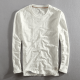 Axe – baumwollshirt mit langen armeln – Arktisches Weiß