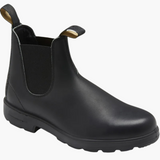 Herren Chelsea Stiefel mit Schaft und Einsätzen zum Hineinschlüpfen – Schwarz