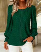 Maricea - Soft-Touch-Langarmshirt – Grün