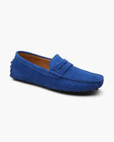 Gustaaf Wildleder Mokassin Loafer – Blau