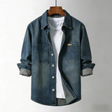 Tharaka - Ironside Denim Überhemd – Marineblau