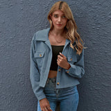 Jana – sommerjacke mit elegantem look – Blau