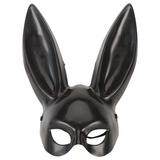 ShadowHop – Hasenmaske mit langen Ohren für auffällige Cosplay-Looks – Schwarz