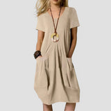 Amelia | Alltagstaugliches Kleid – Beige