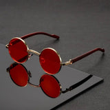 LunaShade – Runde Sonnenbrille – Rot