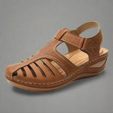 Hanna | Orthopädische Sandale mit Hallux-Valgus-Unterstützung – Braun
