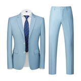 Arvel - herrenanzug – Himmelblau