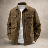 Corvinel - Legere Hemdjacke – Braun