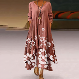 Anouk – Luftiges Baumwollkleid – Braun