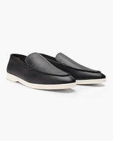 Logan | Vintage Old Money Herren Cowhide Leder Loafer – Schwarz