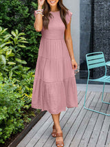 Isabelle - Lässiges Sommerkleid – Rosa