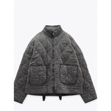 Mia | Trendige und elegante Winterjacke – Grau
