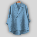 Sabine - Linen Blouse – Blau