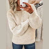 Lizzy – trendiger Pullover – Beige
