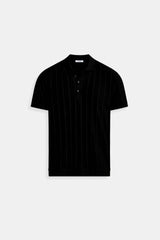 Elegantes Herren-Polohemd in Weiß – Minimalistisch und Zeitlos – Schwarz