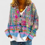 Matilda - Warmer und stilvoller Cardigan – Blau