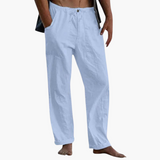 Freizeithosen für Herren – Relaxed Fit mit bequemer Taille – Hellblau