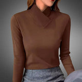 Nolana – Stilvolle Freizeitbluse – Braun