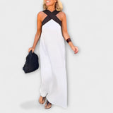 Delphine - Wrap Dress – Weiß