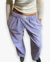 Damen Faule Hose | Niedrige Leibhöhe – Lila