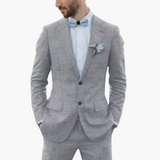Festlicher Anzug - Herren Stilvoll für Hochzeit & Events – Grau