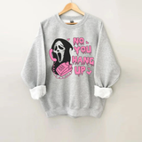 Lässiges halloween-sweatshirt – Grau