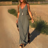 Maeve | Maxikleid für mühelosen Komfort – Grün