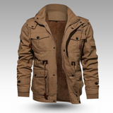 Veyro™ - Stilvolle Moderne Jacke mit Futter & mehreren Taschen – Khaki