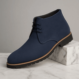 Alf™ –  Klassische Warme Chukka-Stiefel – Marineblau