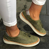 Pia | Bequeme Slip-on-Sneaker – Grün