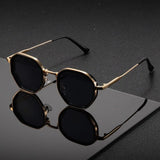 Velmora - Stylische Achtkant Sonnenbrille Mit UV Schutz – Schwarz