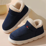 Unisex Drinnen Hausschuhe | Winter – Blau