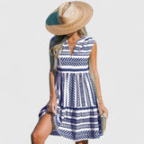 Gemma | Anmutiges Damenkleid – Blau