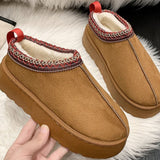 Audrey - Modische Schneestiefel – Braun