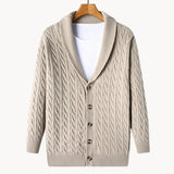 Vael - eleganter, mittelschwerer strickpullover für damen – Kamel