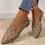 RoseaWalk™ – Elegante Canvas Loafers mit Spitze für Damen – Khaki