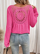 Sassa | Eleganter und bequemer Pullover – Dunkelrosa