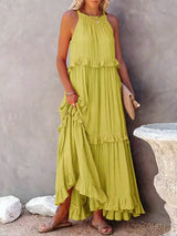 Fien | Elegantes Sommerkleid – Gelb