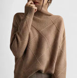 Adryssell | Bequemer Pullover – Braun