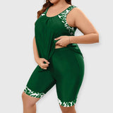 Elsie | Plus Size Tankini Set – Grün