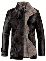 Taliesin - lauernde herrenjacke mit fleecefutter – Schwarz