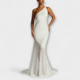 Avalon - Elegantes Maxikleid – Weiß