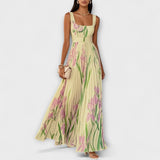 Hallie - Floral Maxi Dress – GELB