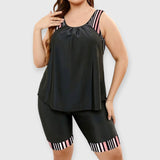 Elsie | Plus Size Tankini Set – Mehrfarbig