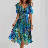Miya - Damenkleid - ideal für heiße Tage – Blau