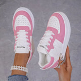 Naveah - Bequemer Turnschuh Mit Keilabsatz – Rosa