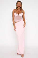 Aisling – Rückenfreies, Figurbetontes Párt Kleid – Rosa