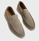 Dino - Comy Business Leder Slipper für Männer – Beige
