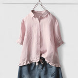 Celeste | Elegante Bluse – Hellrosa